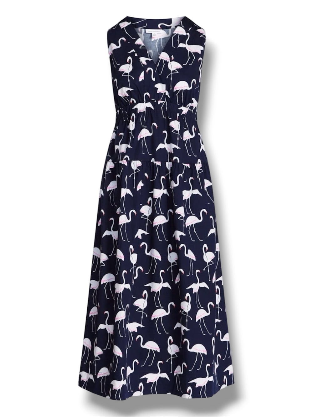 Women's Free Assembly Sleeveless Fun Flamingo V-Neck Maxi Dress - Size XXL - NWT